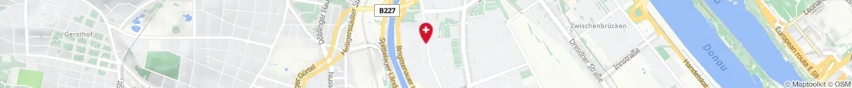Kartendarstellung des Standorts für Apotheke Zur heiligen Elisabeth in 1200 Wien